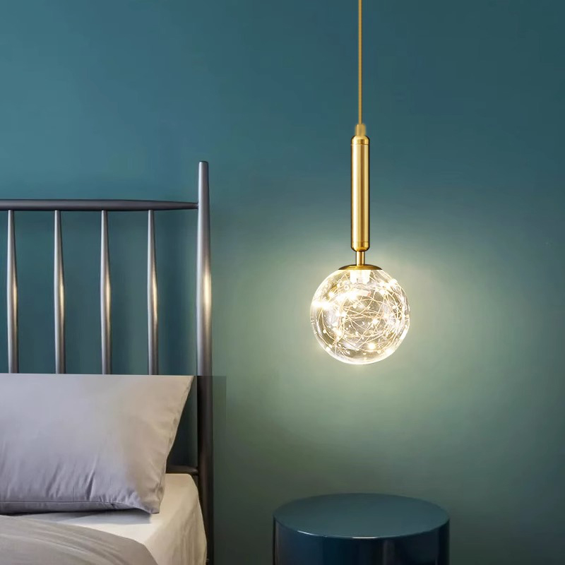 Hanging Moon Lamp - 1 szt. Nowoczesna lampa LED do