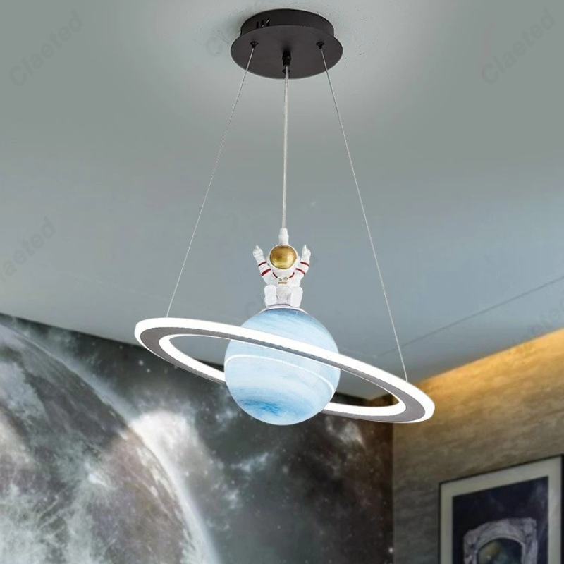 Hanging Moon Lamp - Lampa wisząca Glass Planet do salonu,