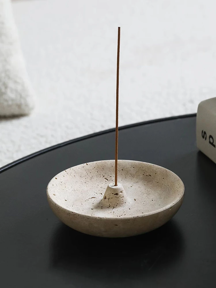 Incense Stick Holder - Okrągły uchwyt na kadzidła z naturalnego