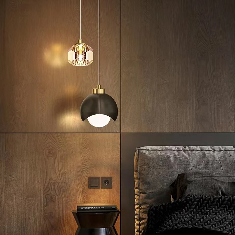 Hanging Moon Lamp - Lampa wisząca do sypialni, lampka nocna,
