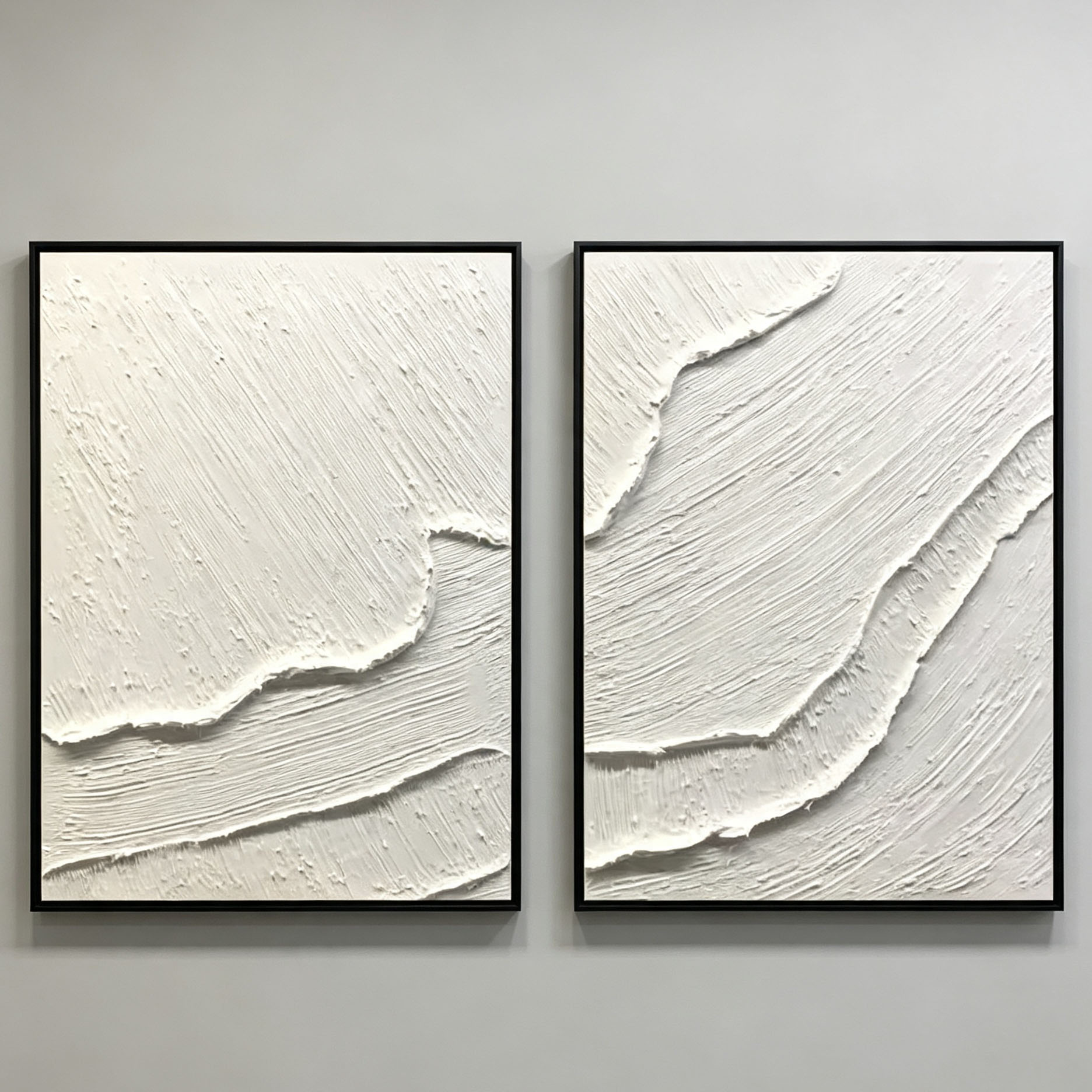 Ręcznie malowany biały obraz o – Abstract Oil Painting recenzja i cena