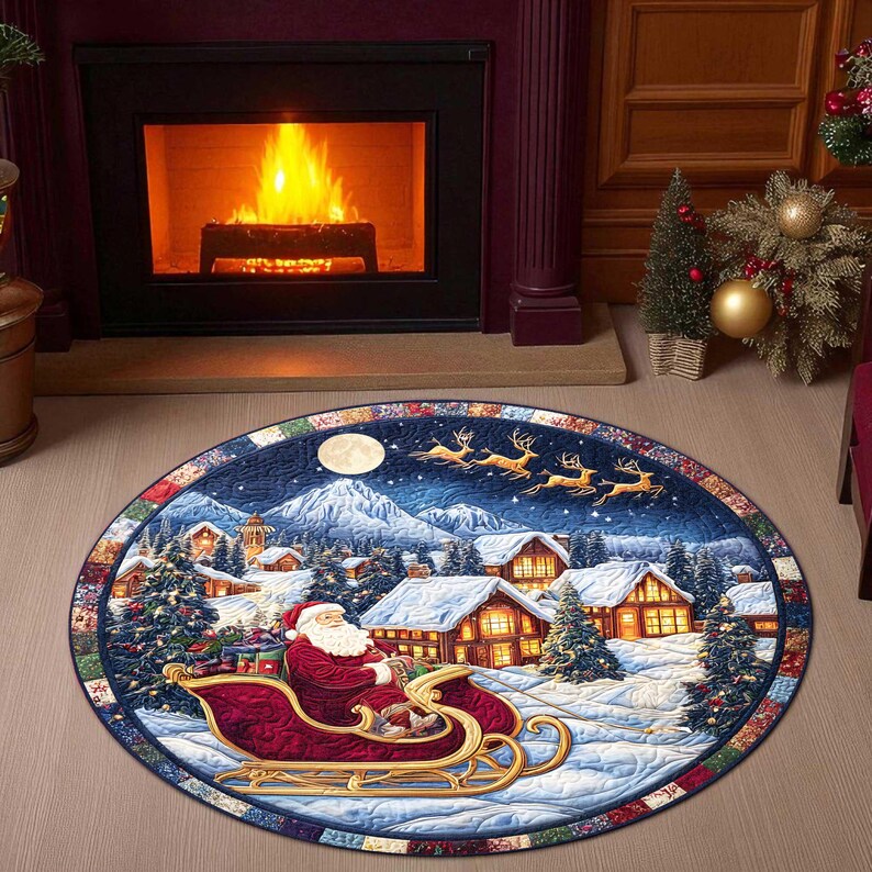 Okrągła wycieraczka świąteczna – Home Xmas Decor Ideas recenzja i cena