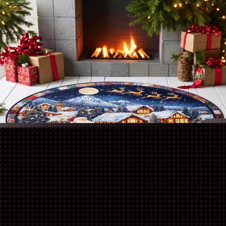 Okrągła wycieraczka świąteczna – Home Xmas Decor Ideas recenzja i cena