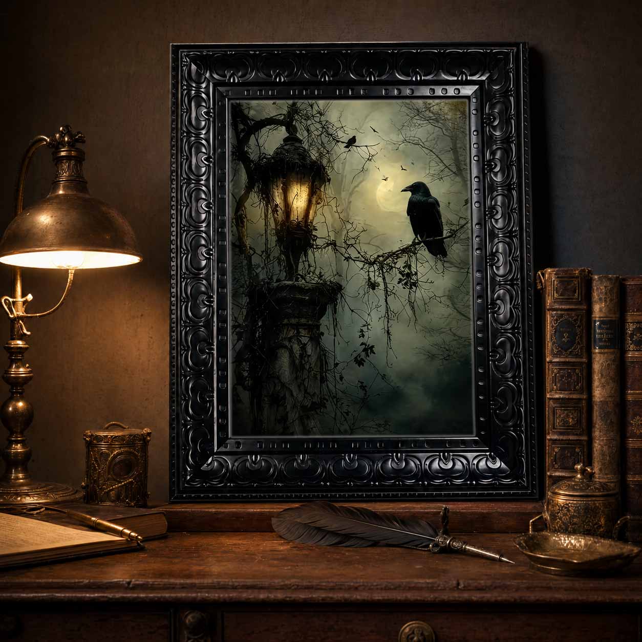 Halloweenowa dekoracja ścienna – Abstract Oil Painting recenzja i cena