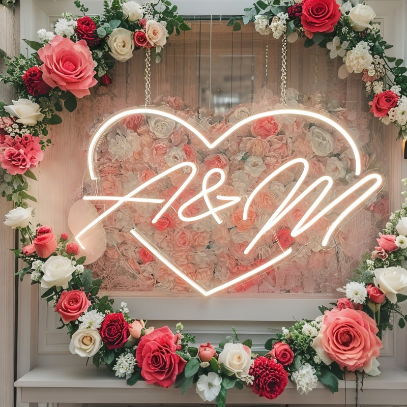 Neon LED w kształcie serca z i – Home Decor Com recenzja i cena