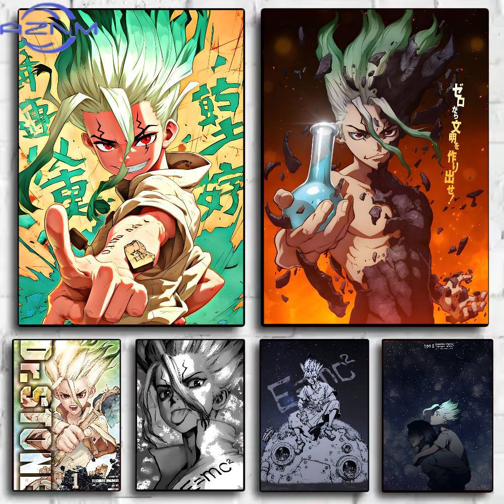 Klasyczny plakat anime Dr. Sto – Abstract Oil Painting recenzja i cena
