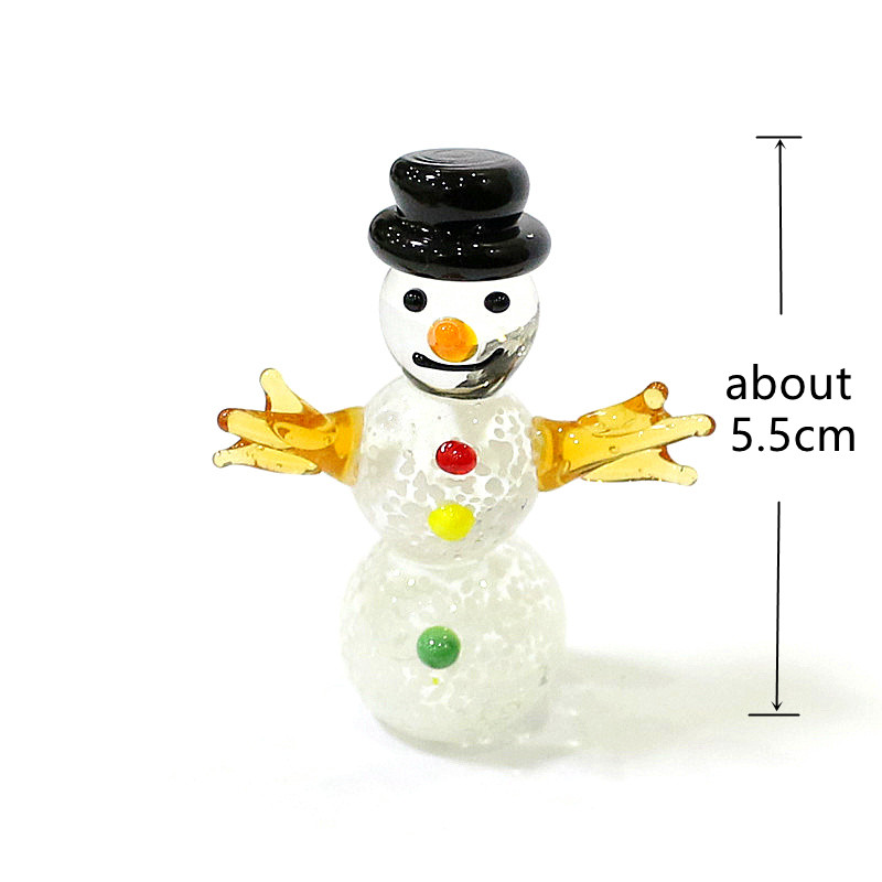 Mini Szklana Figurka Bałwana U – Home Xmas Decor Ideas recenzja i cena