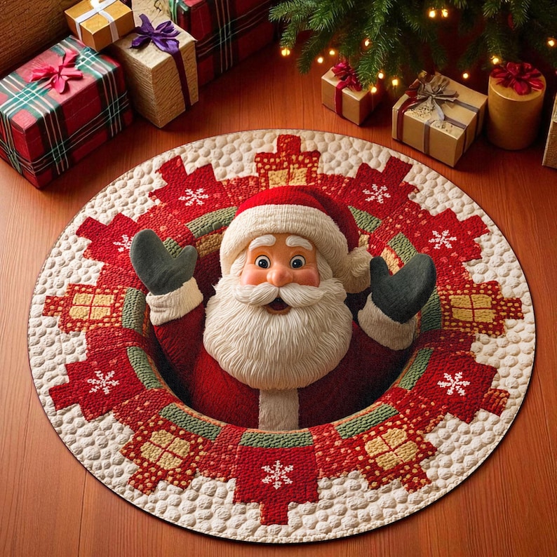 Okrągła wycieraczka świąteczna – Home Xmas Decor Ideas recenzja i cena