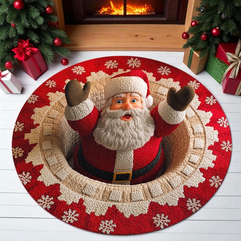 Okrągła wycieraczka świąteczna – Home Xmas Decor Ideas recenzja i cena