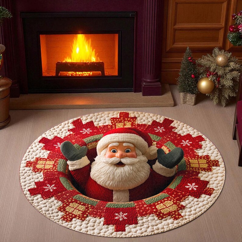 Okrągła wycieraczka świąteczna – Home Xmas Decor Ideas recenzja i cena