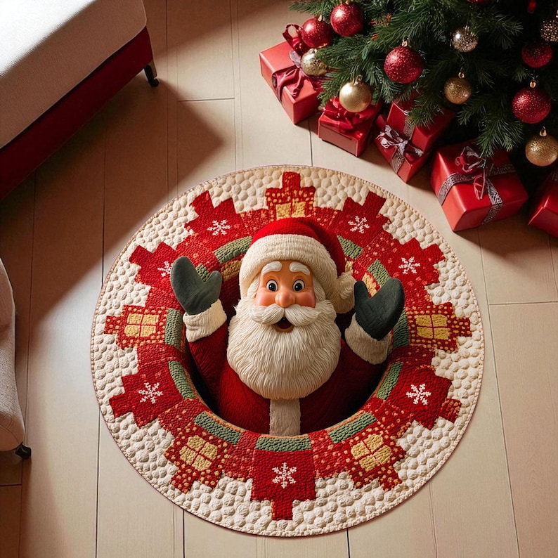 Okrągła wycieraczka świąteczna – Home Xmas Decor Ideas recenzja i cena