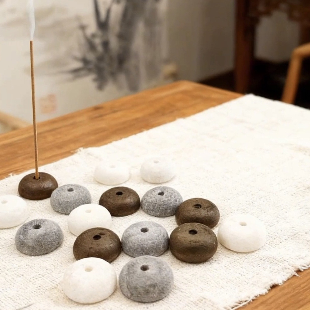 2 szt. Naturalny Kamienny Pods – Incense Stick Holder recenzja i cena