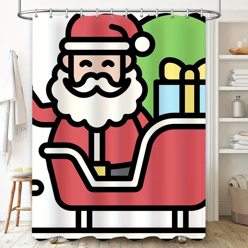 Zasłona prysznicowa Świąteczna – Home Xmas Decor Ideas recenzja i cena