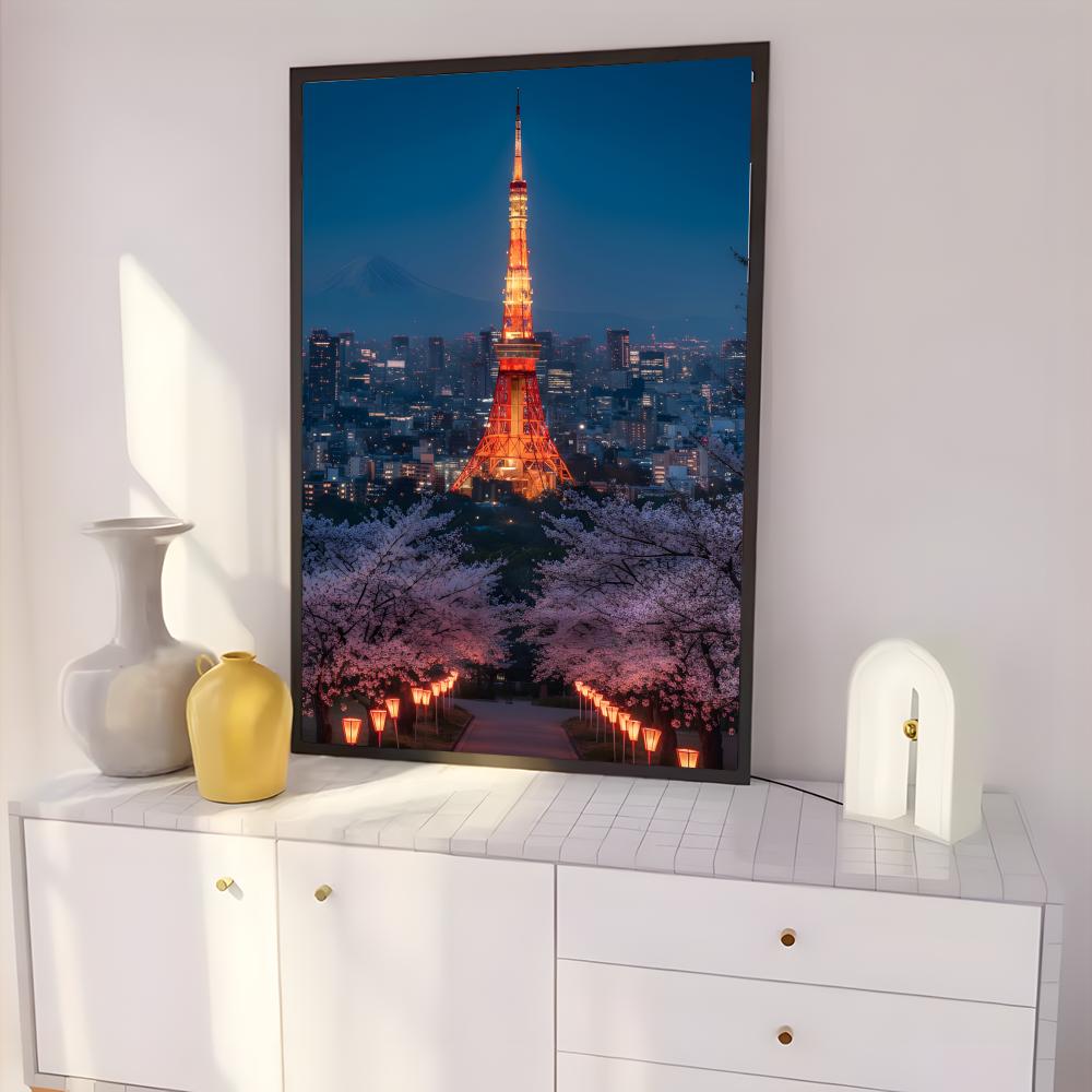 Plakat z widokiem na Wieżę Tok – Home Decor Tokyo recenzja i cena