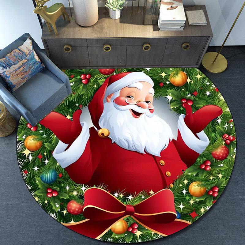 Okrągły dywanik z aksamitu kry – Home Xmas Decor Ideas recenzja i cena