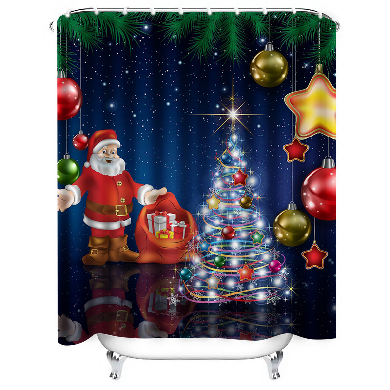 Zasłona prysznicowa świąteczna – Home Xmas Decor Ideas recenzja i cena