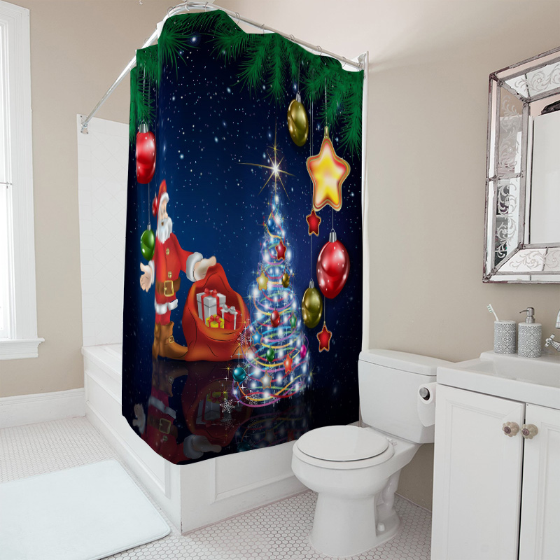 Zasłona prysznicowa świąteczna – Home Xmas Decor Ideas recenzja i cena