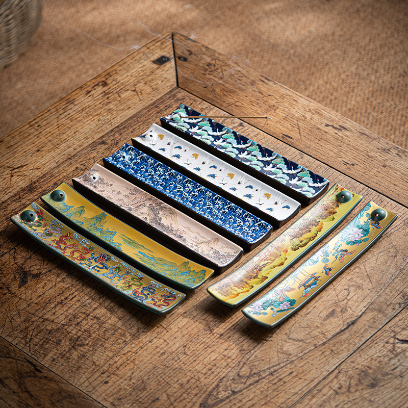 Nowa antyczna chińska emalia l – Incense Stick Holder recenzja i cena