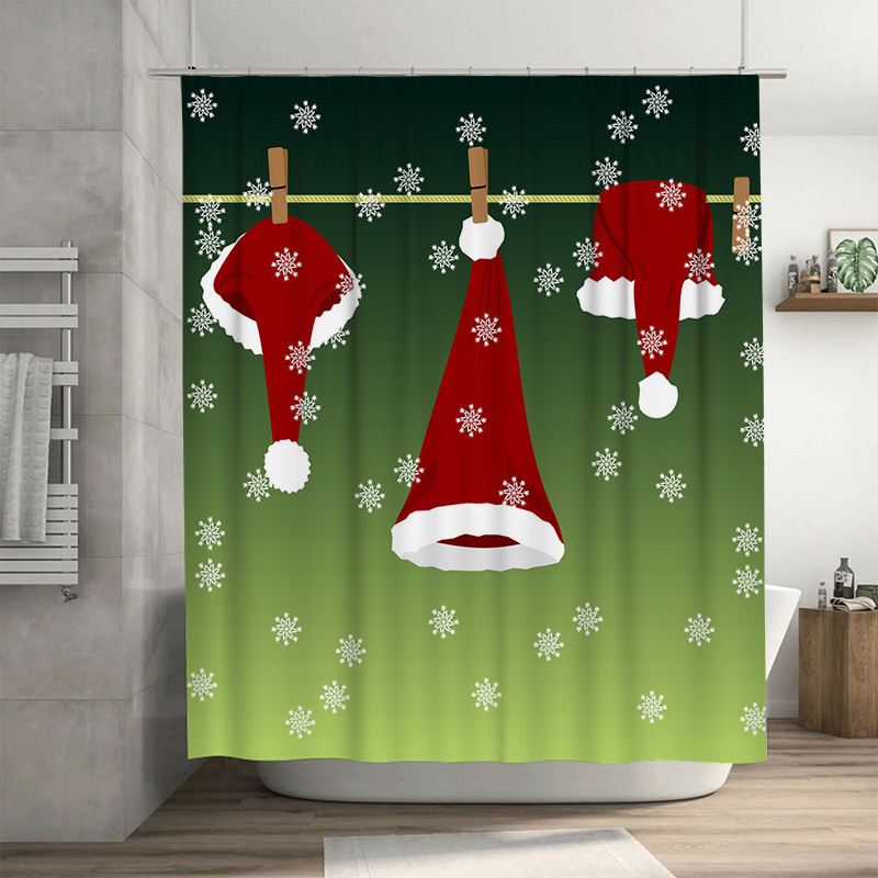 Zasłona prysznicowa świąteczna – Home Xmas Decor Ideas recenzja i cena