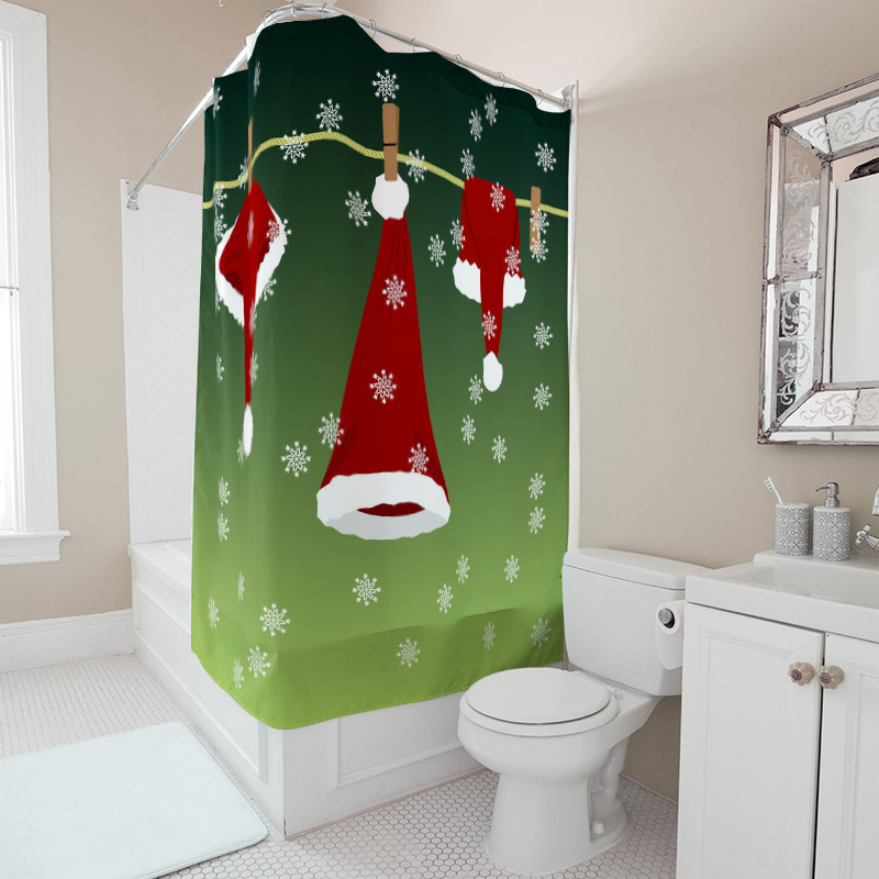 Zasłona prysznicowa świąteczna – Home Xmas Decor Ideas recenzja i cena
