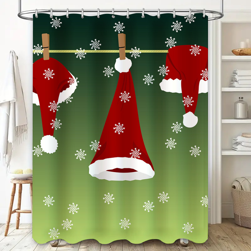 Zasłona prysznicowa świąteczna – Home Xmas Decor Ideas recenzja i cena
