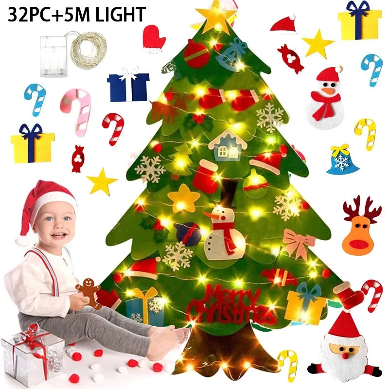 Zestaw filcowych choinek świąt – Home Xmas Decor Ideas recenzja i cena
