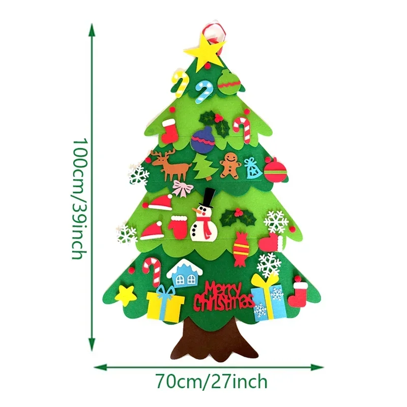 Zestaw filcowych choinek świąt – Home Xmas Decor Ideas recenzja i cena