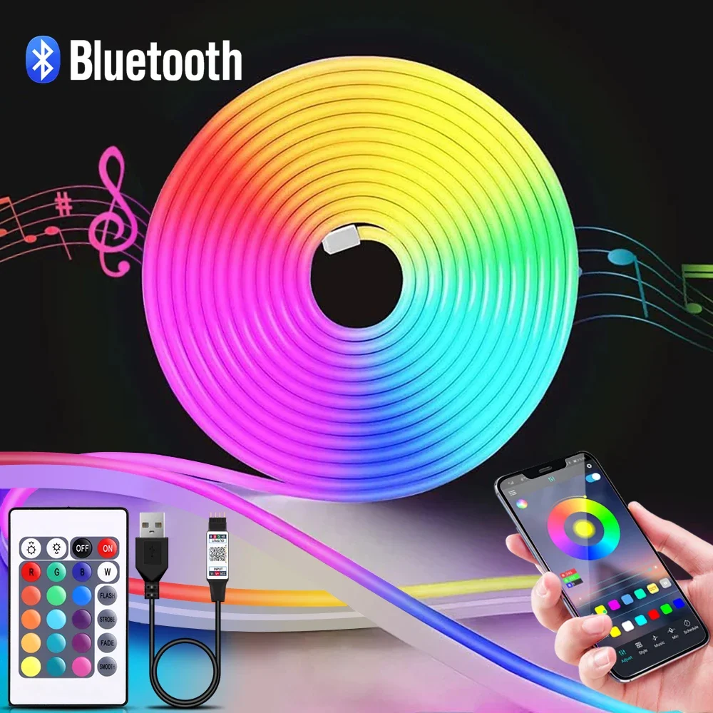 Taśma LED Neon RGB 1-5m, 5V US – Home Decor Zone recenzja i cena